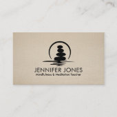 Carte De Visite Zen Stones - harmonie et tranquillité (Devant)