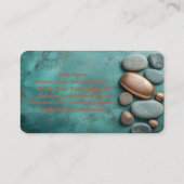 Carte De Visite Zen Stones Spa Wellness Tranquillité et Équilibre (Dos)