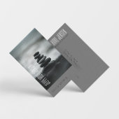 Carte De Visite Zen Stones Yoga & Wellness Gris et blanc