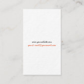 Carte De Visite Zen Tai Ji (Dos)