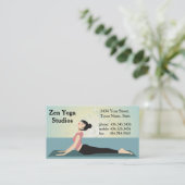 Carte De Visite Zen Yoga - Instructeur ou formateur (Debout devant)