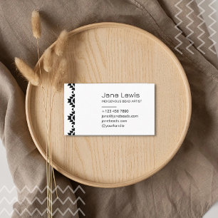 Carte De Visite Zic Zac Design Illustration Art indigène