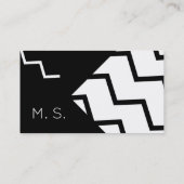 Carte De Visite ZigZag (Dos)