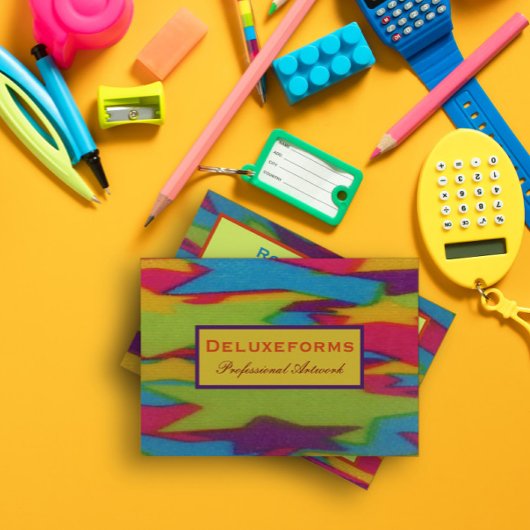Carte De Visite Zigzag Dyes