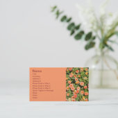 Carte de visite Zinnia (Debout devant)