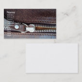 Carte De Visite Zipper (Devant / Derrière)