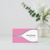 Carte de visite Zipper de l'industrie de la mode r (Debout devant)