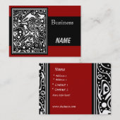 Carte de visite Zizzago Australian Trail Red (Devant / Derrière)