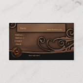 Carte de visite Zizzago conception Steampunk (Dos)