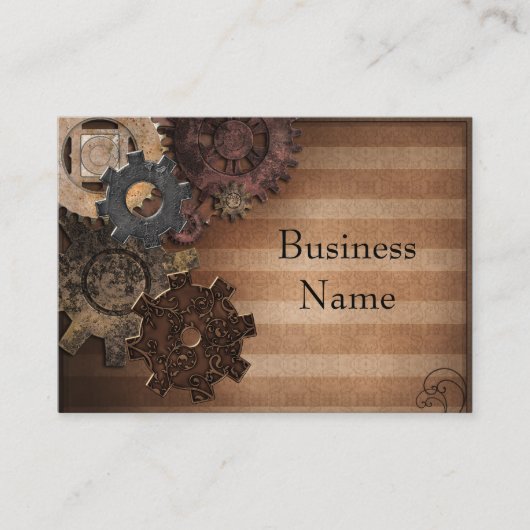 Carte de visite Zizzago conception Steampunk (Devant)