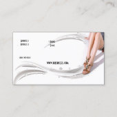 Carte de visite Zizzago Pink Nail Salon (Dos)