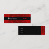 Carte de visite Zizzago Rich Red Silk (Devant / Derrière)