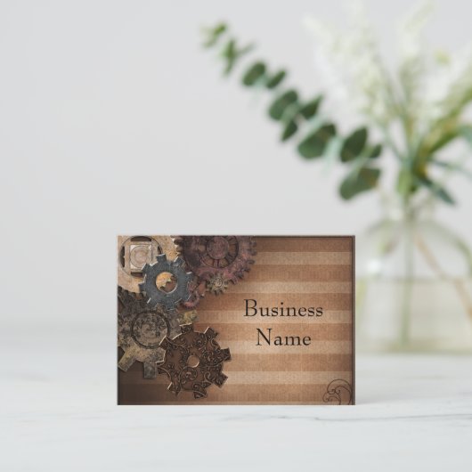 Carte de visite Zizzago Steampunk Design (Debout devant)