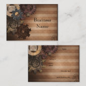 Carte de visite Zizzago Steampunk Design (Devant / Derrière)