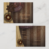 Carte de visite Zizzago Steampunk Design (Devant / Derrière)