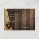 Carte de visite Zizzago Steampunk Design (Dos)