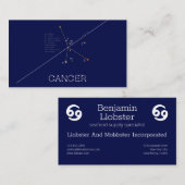 Carte De Visite Zodiaque (Devant / Derrière)