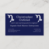 Carte De Visite Zodiaque Capricornus (Dos)