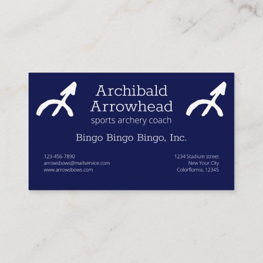 Carte De Visite Zodiaque Sagittarius (Dos)