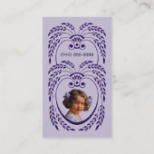 Carte De Visite Zollie dans le pourpre (Dos)