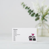 CARTE DE VISITE ZOMBIE LOVE (Debout devant)