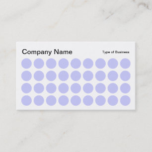 Carte De Visite Zones - Bleu en poudre, Noir et Blanc