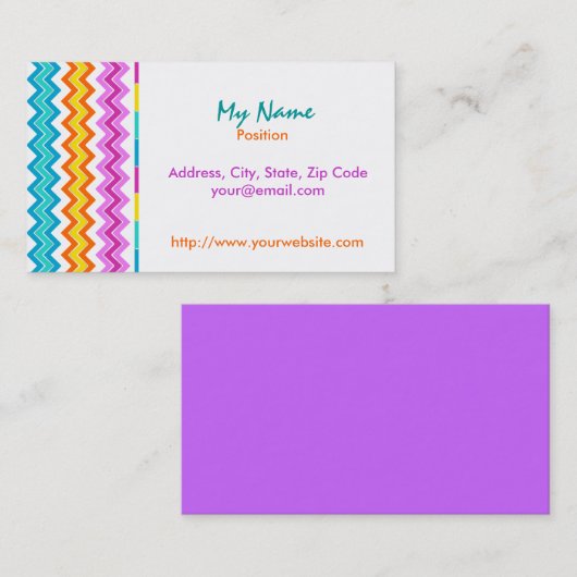 Carte de Visites - Abstract021-c (Devant / Derrière)