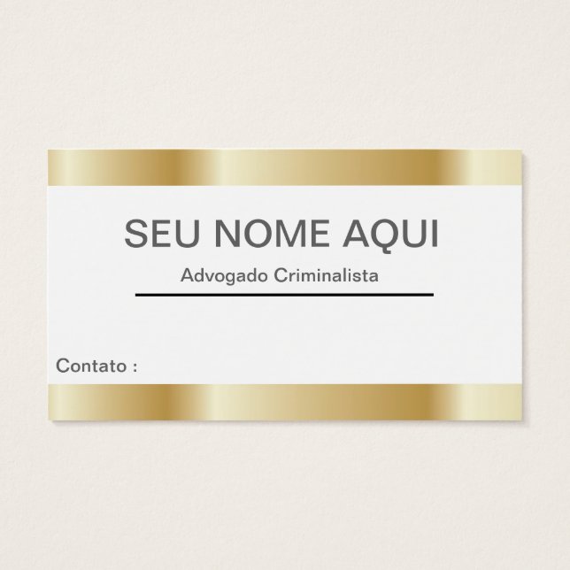 Carte de visites AVOCAT (Dos)