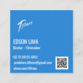 Carte de Visites Filmmaker et Fotógrafo (Dos)