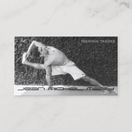 Carte de visites personal trainer (Devant)