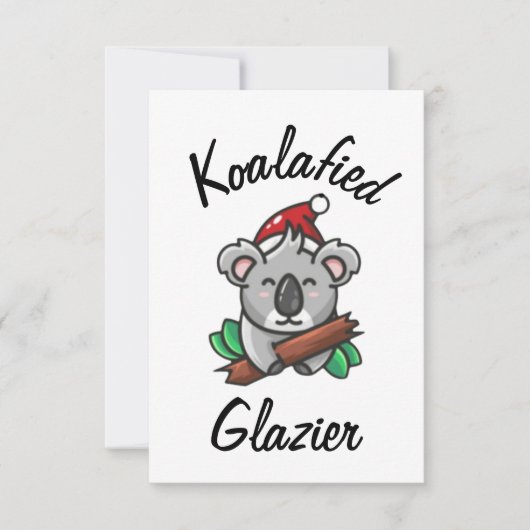 Carte de vitrier Koalafied (Devant)