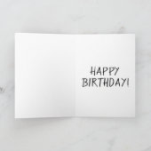 Carte de vœu d'anniversaire (Intérieur)