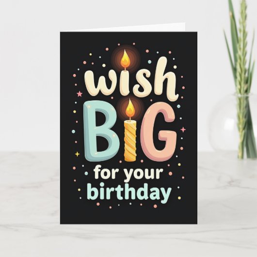 Carte de vœu d'anniversaire gras (Devant)
