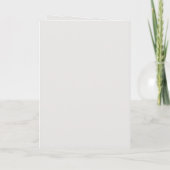 Carte de vœu de mariage aux roses 3D blanches (Dos)