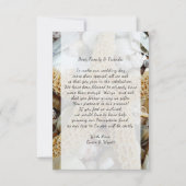 Carte de voeu de puits de souhaits de mariage Gran (Devant)