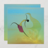 Carte de voeu "Vis sans t'oublier" (Devant / Derrière)