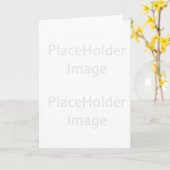 Carte de voeux (Fleur jaune)