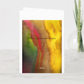 Carte de voeux (Dos)