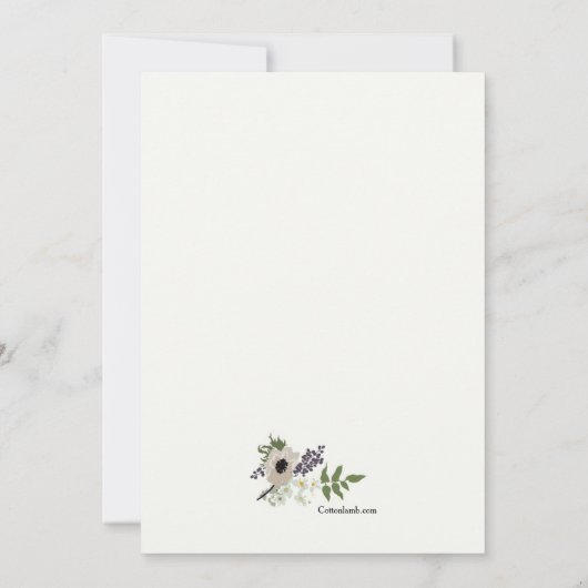 Carte de voeux (Dos)