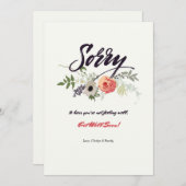 Carte de voeux (Devant / Derrière)