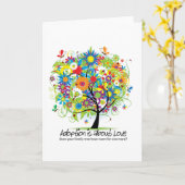 Carte de voeux (Fleur jaune)