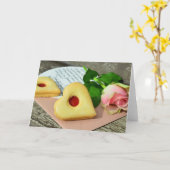 Carte de voeux (Fleur jaune)