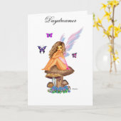 Carte de voeux (Fleur jaune)