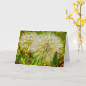 carte de voeux (Fleur jaune)