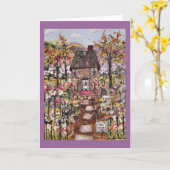 carte de voeux (Fleur jaune)