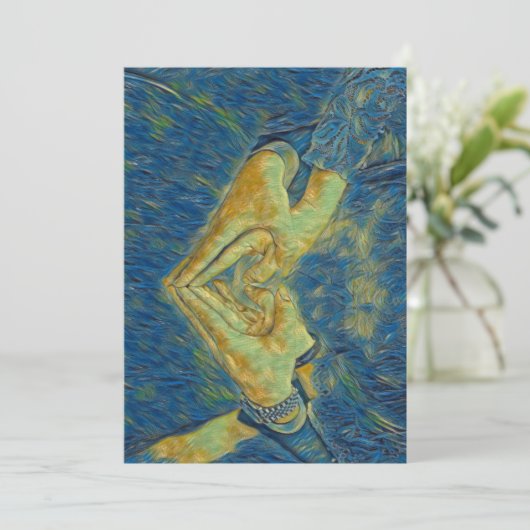 Carte de voeux (Debout devant)