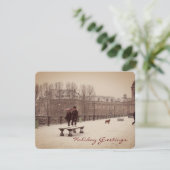 Carte de vœux (Debout devant)