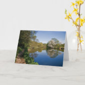Carte de voeux (Fleur jaune)
