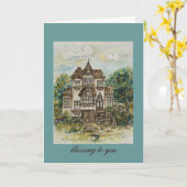 carte de voeux (Fleur jaune)