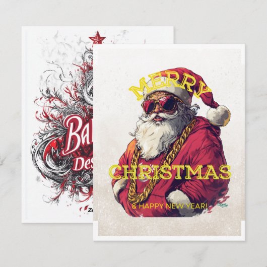 carte de voeux (Devant / Derrière)